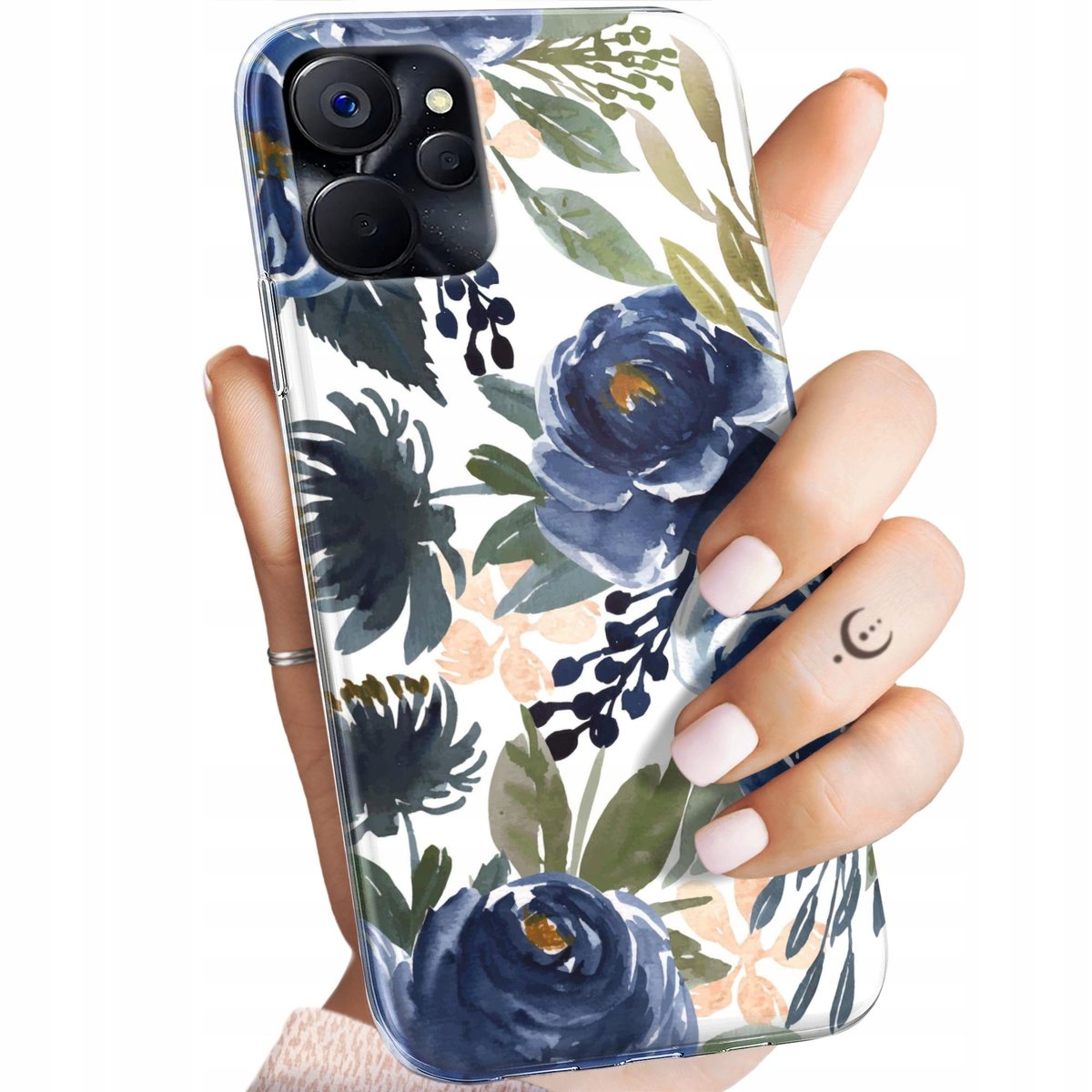 Etui Do Realme 9I 5G Realme 10 5G Wzory Kwiaty Kwieciste Flower