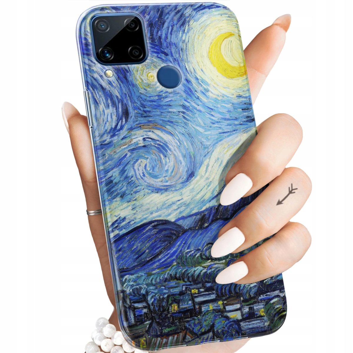 Etui Do Realme C15 Wzory Vincent Van Gogh Van Gogh Gwieździsta Noc