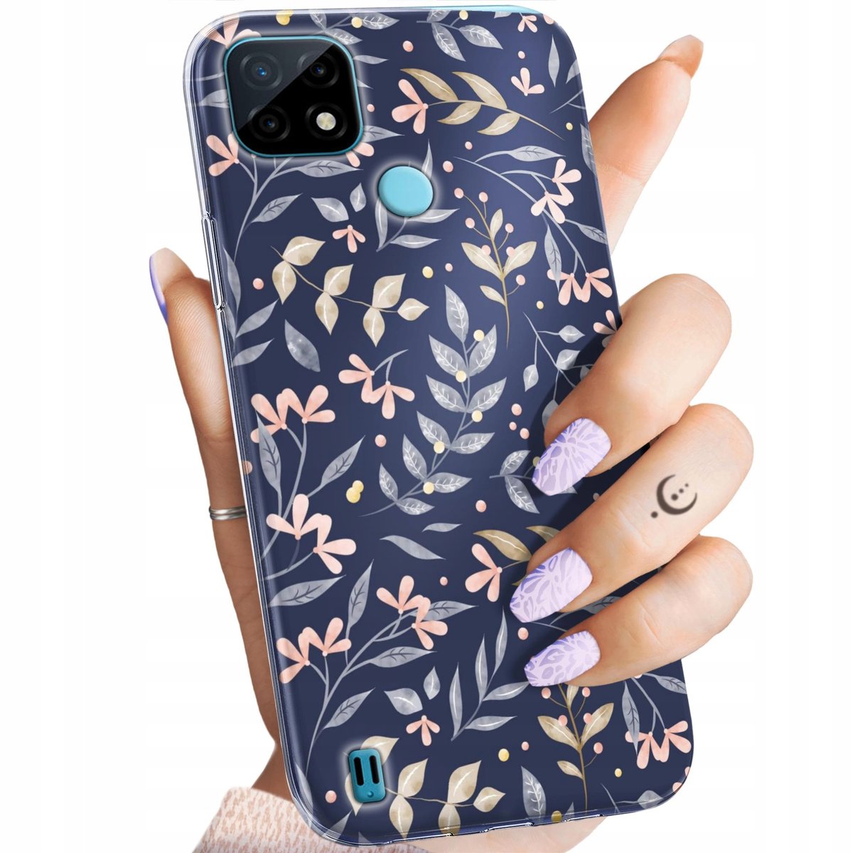 Etui Do Realme C Wzory Floral Botanika Bukiety Obudowa Pokrowiec Case