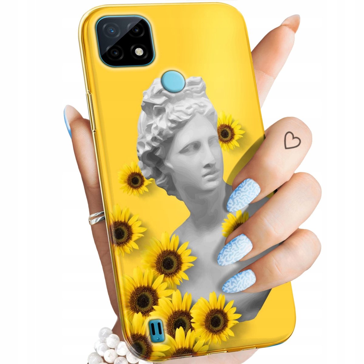 Etui Do Realme C Wzory Te S Oneczne Yellow Obudowa Pokrowiec Case