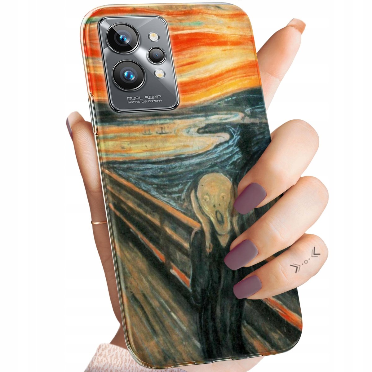 Etui Do Realme Gt Pro Wzory Edvard Munch Krzyk Malarstwo Obudowa Case