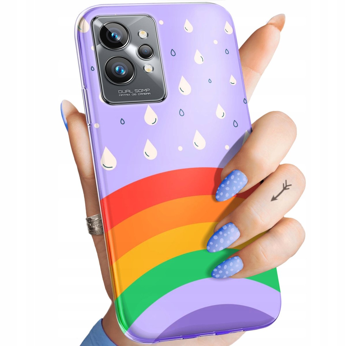 Etui Do Realme Gt Pro Wzory T Cza Rainbow Obudowa Pokrowiec Case