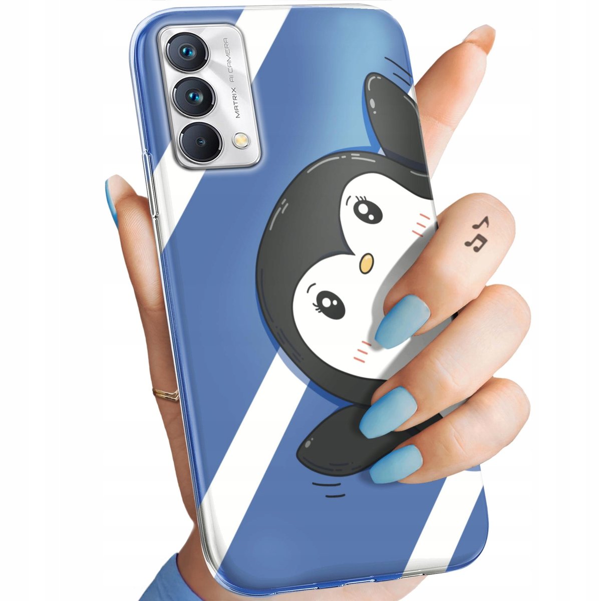 Etui Do Realme Gt Master G Wzory Pingwinek Pingwin Happy Feet Obudowa