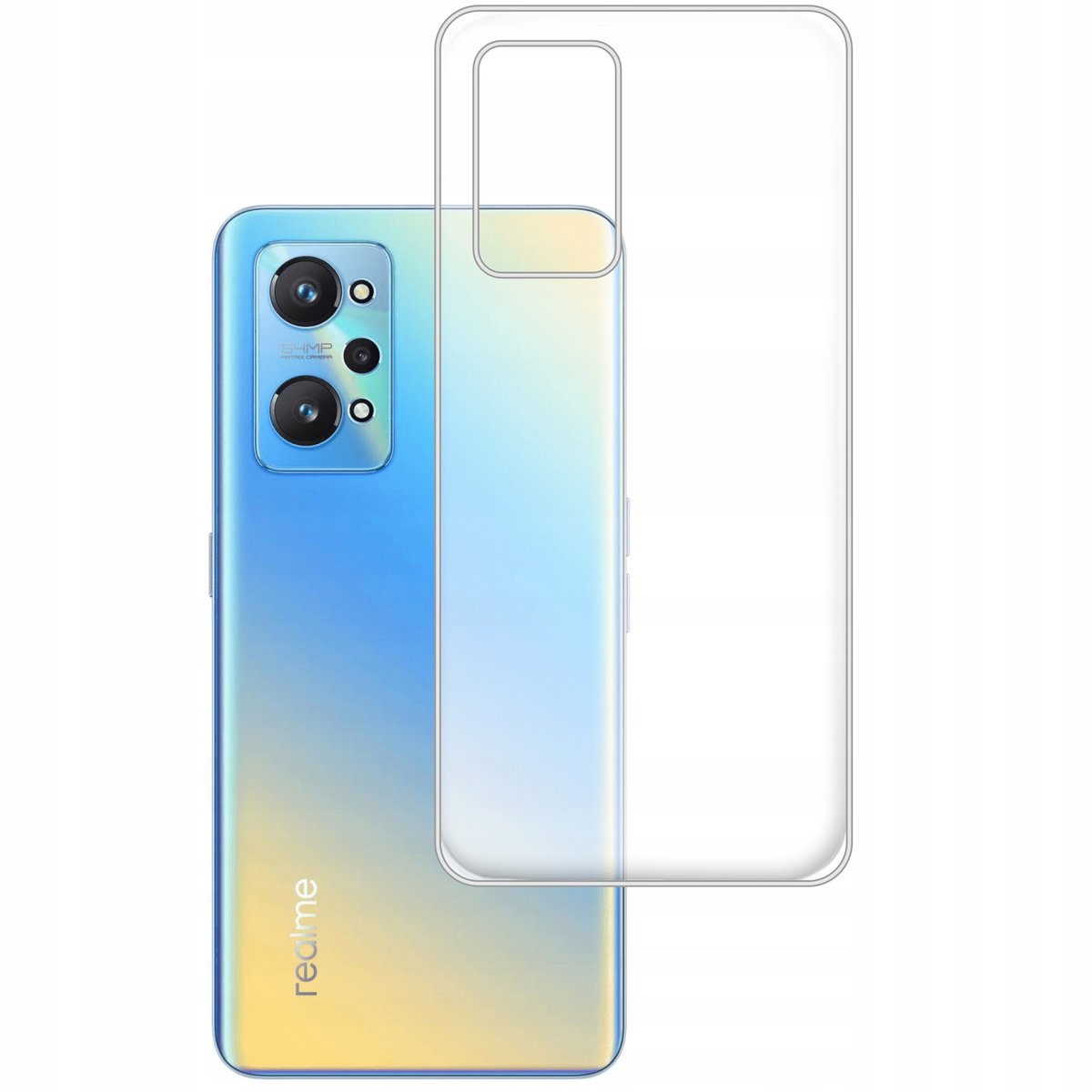 Etui Do Realme Gt Neo Gumowe Obudowa Case Silikon Slim Pokrowiec