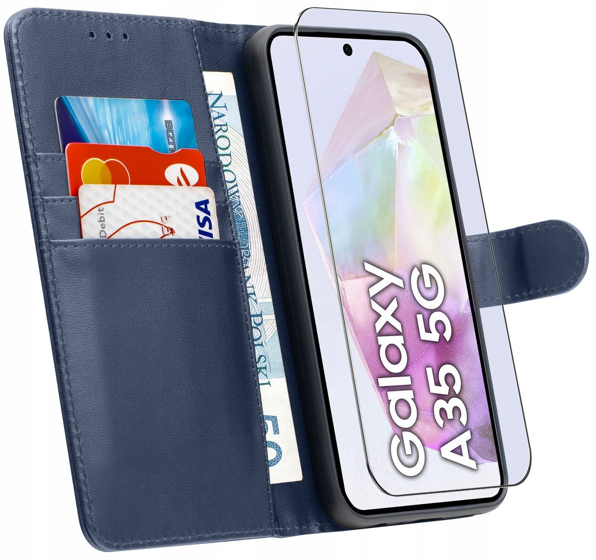 ETUI do Samsung A35 5G SKÓRZANE PORTFEL BOOK TOKRA CASE CLASSIC