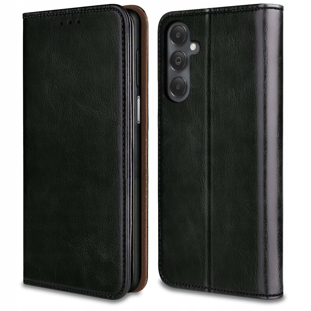 Etui do Samsung Galaxy A05s SKÓRZANE PORTFEL MAGNETYCZNE CASE SZKŁO