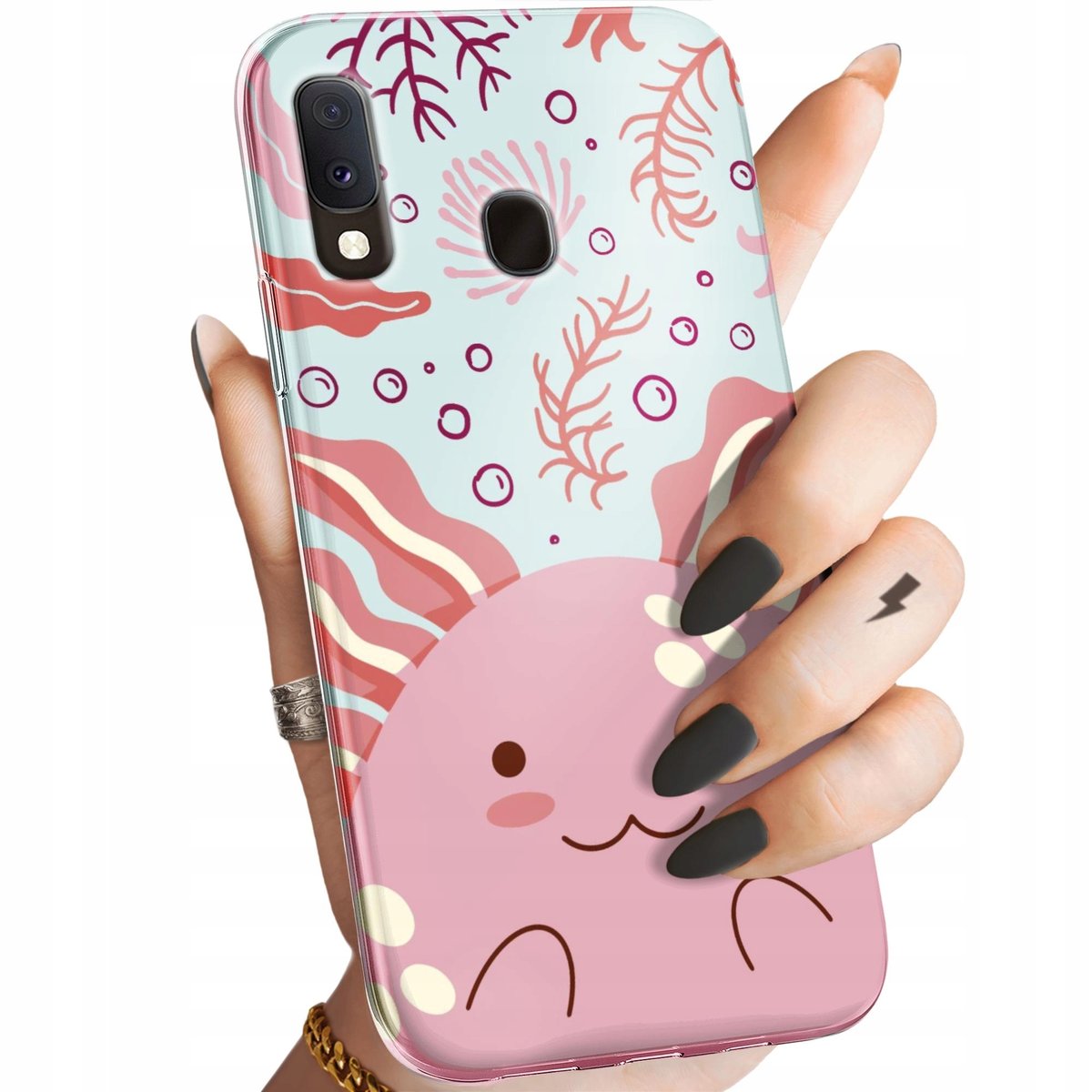 Etui Do Samsung Galaxy A E Wzory Axolotl Aksolotl Z Aksolotlem Obudowa