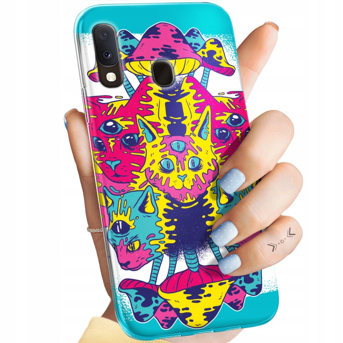 Etui Do Samsung Galaxy A E Wzory Psycho Lsd Psychodelic Grzybki