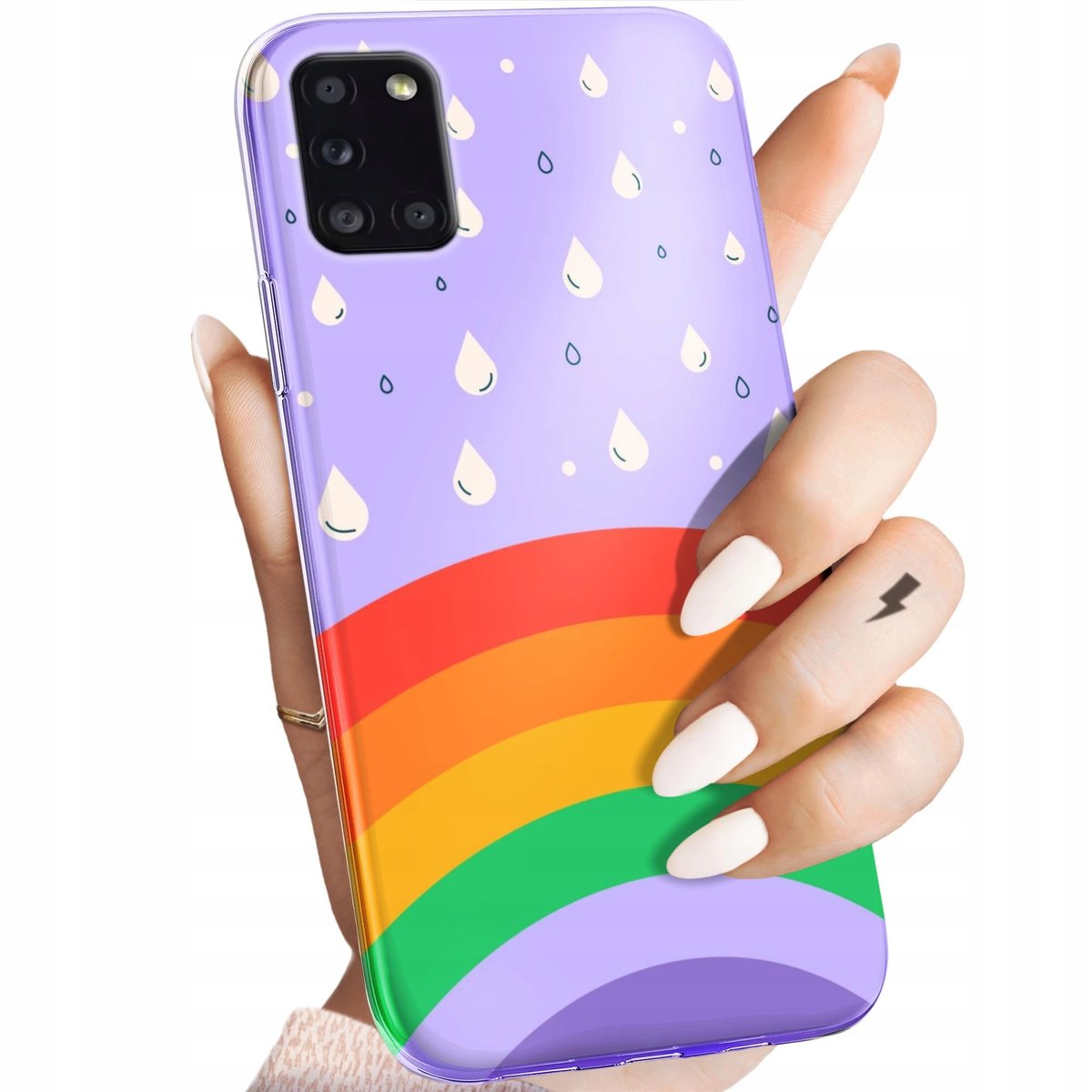 Etui Do Samsung Galaxy A Wzory T Cza Rainbow Obudowa Pokrowiec Case