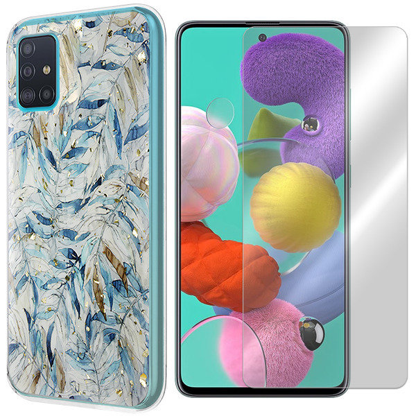 ETUI DO SAMSUNG GALAXY A51 A515 GOLD TRENDY SZKŁO VegaCom Sklep