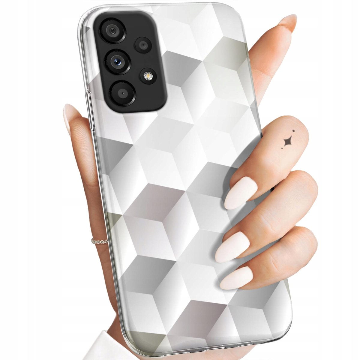 Etui Do Samsung Galaxy A G Wzory D Geometryczne Iluzja Obudowa Case