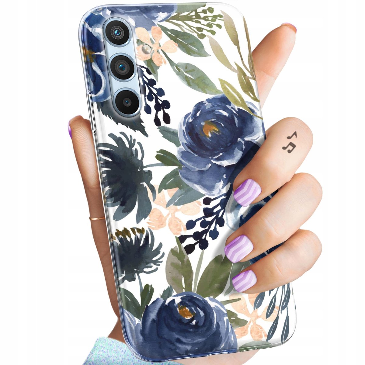 Etui Do Samsung Galaxy A54 5G Wzory Kwiaty Kwieciste Flower Obudowa