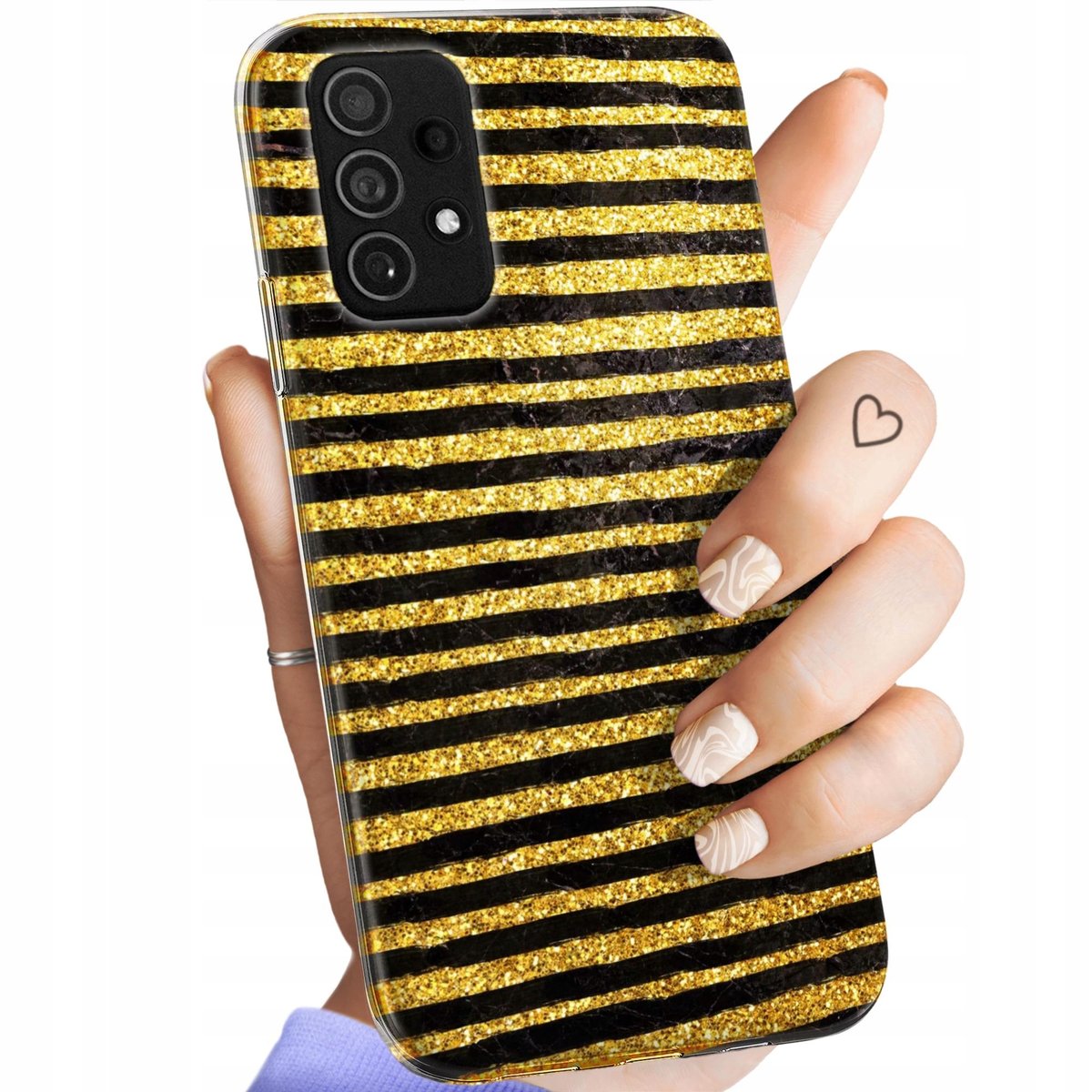 ETUI DO SAMSUNG GALAXY A72 WZORY ZŁOTO GOLD RICH OBUDOWA POKROWIEC CASE