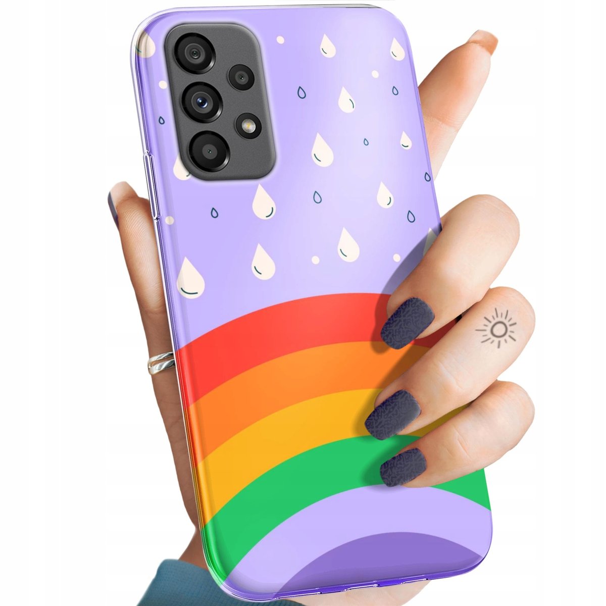 Etui Do Samsung Galaxy A Wzory T Cza Rainbow Obudowa Pokrowiec Case