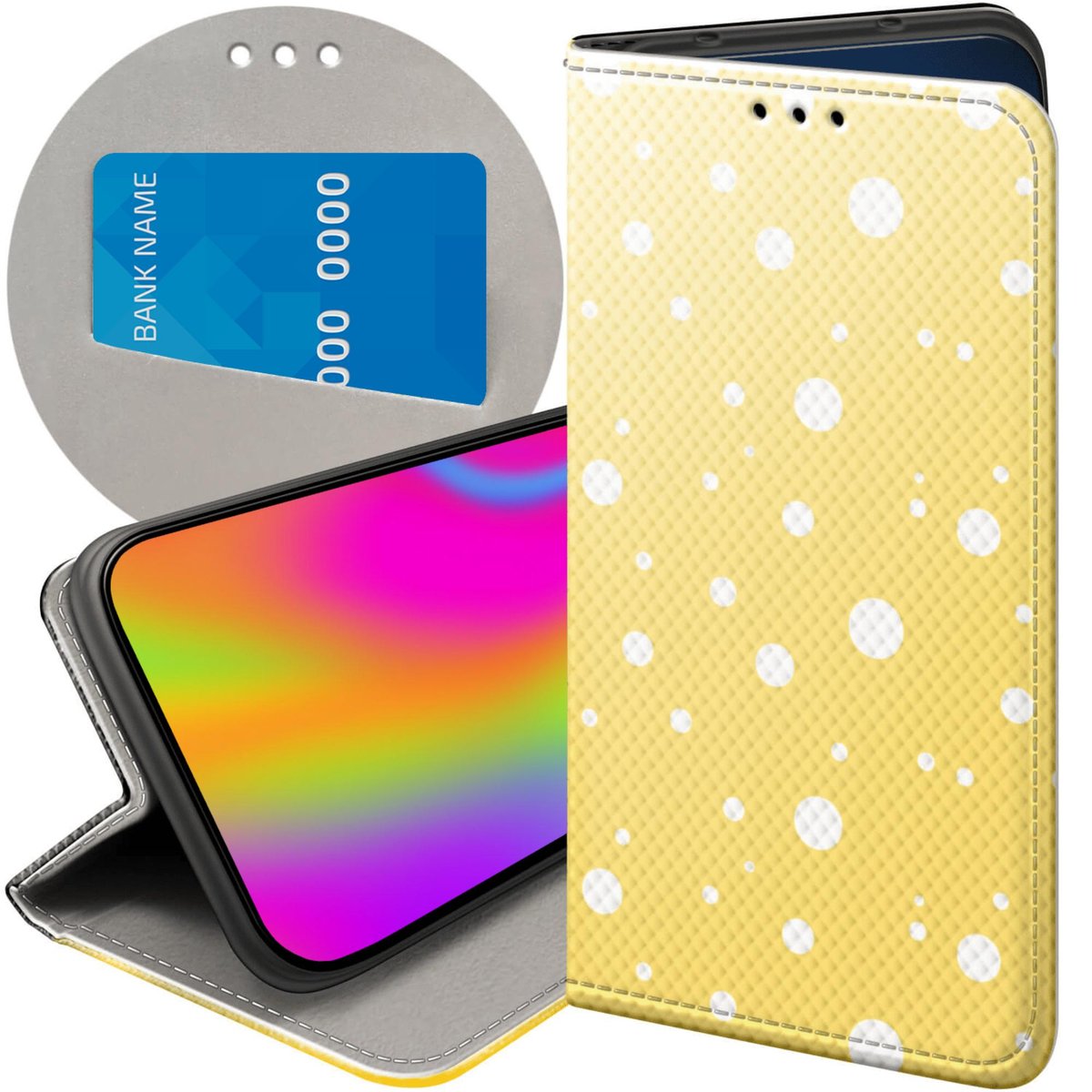 Etui Do Samsung Galaxy G Grand Prime Wzory Kropki Grochy Bokeh Dots