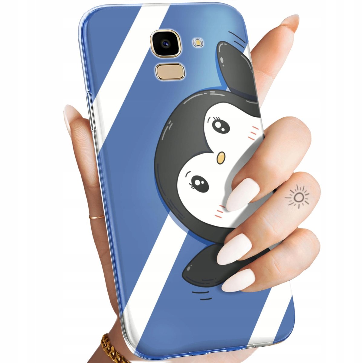 Etui Do Samsung Galaxy J6 2018 Wzory Pingwinek Pingwin Happy Feet