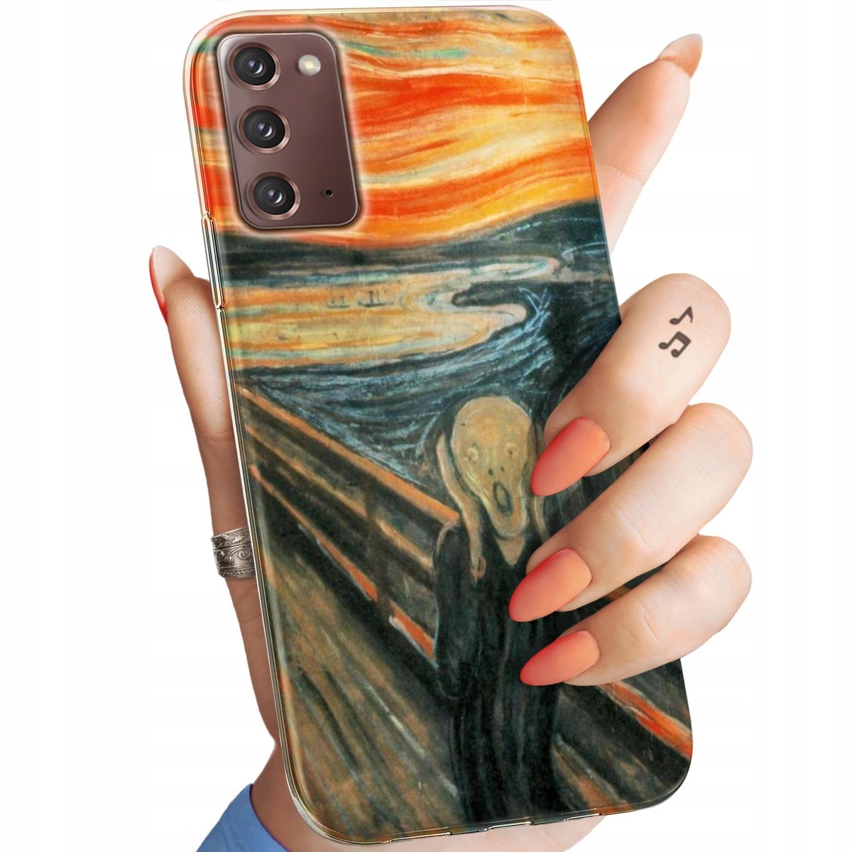 Etui Do Samsung Galaxy Note 20 Wzory Edvard Munch Krzyk Malarstwo