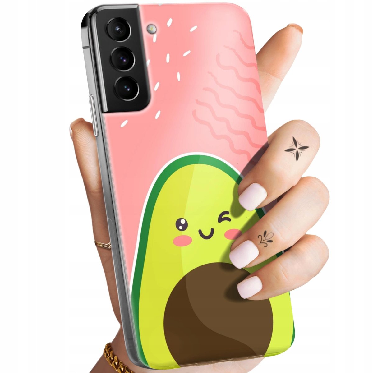 Etui Do Samsung Galaxy S21 Plus 5G Wzory Awokado Avocado Owoc Obudowa