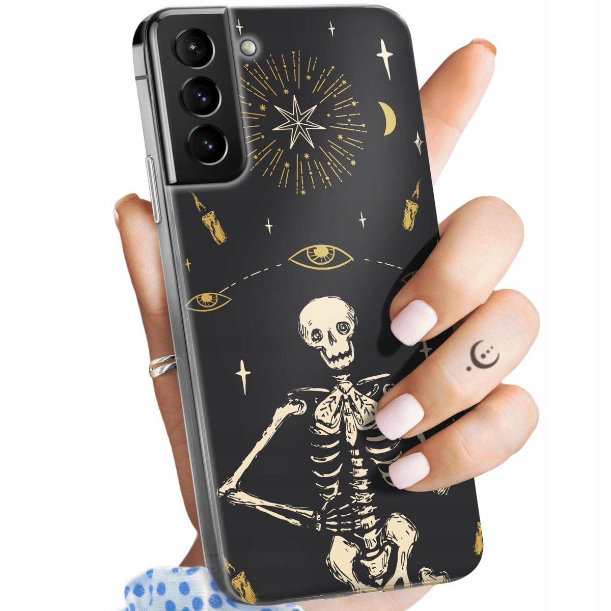 Etui Do Samsung Galaxy S Plus G Wzory Czaszka Szkielety Memento Mori