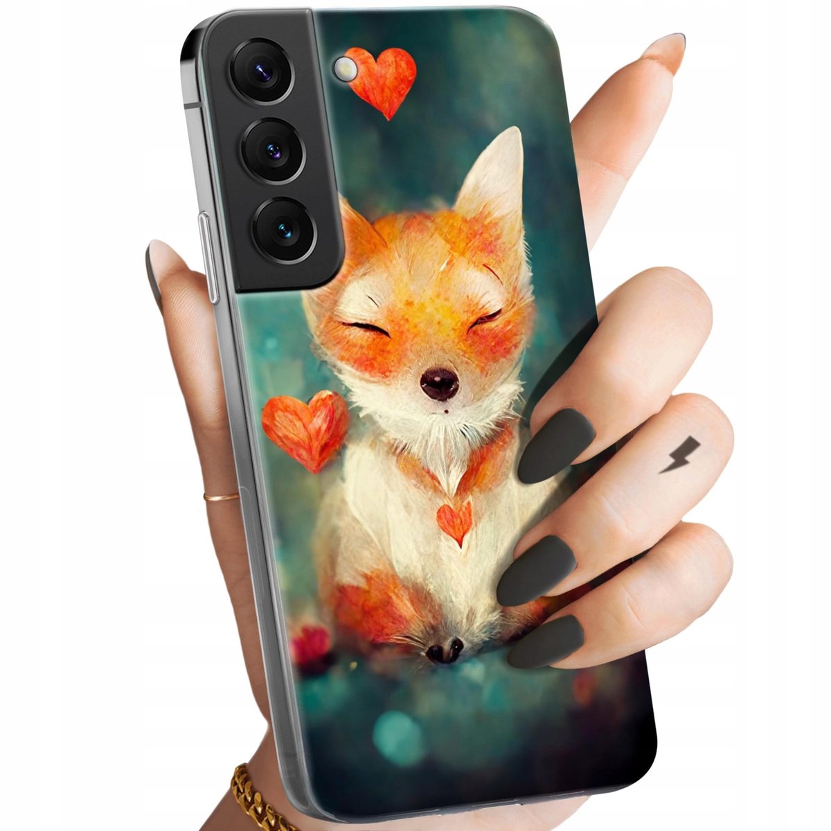 Etui Do Samsung Galaxy S Plus Wzory Liski Lisy Fox Obudowa Pokrowiec