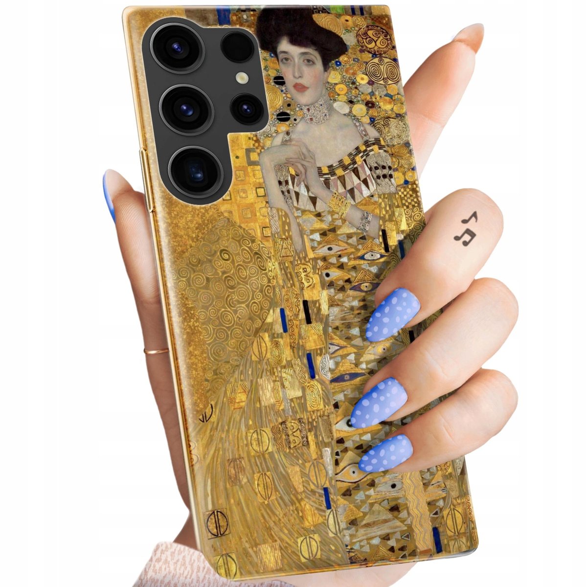 Etui Do Samsung Galaxy S23 Ultra Wzory Klimt Gustav Pocałunek Obudowa