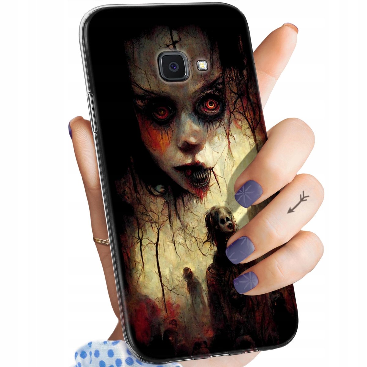 Etui Do Samsung Galaxy Xcover S Wzory Halloween Zombie Dynie