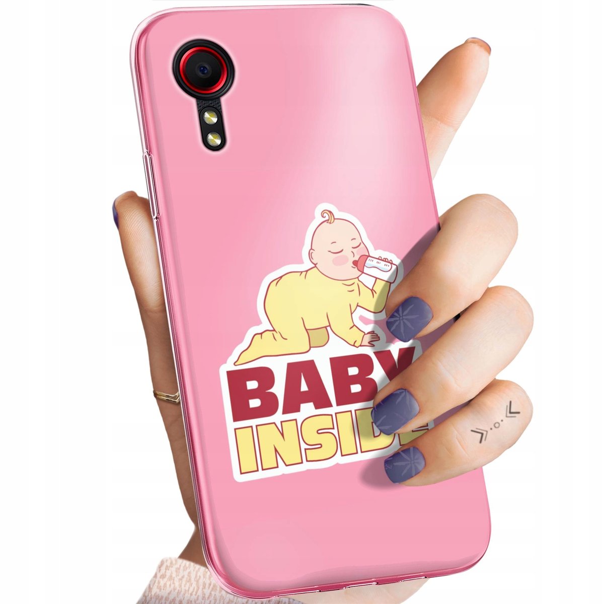 ETUI DO SAMSUNG GALAXY XCOVER 5 WZORY CIĄŻOWE PREGNANT BABY SHOWER