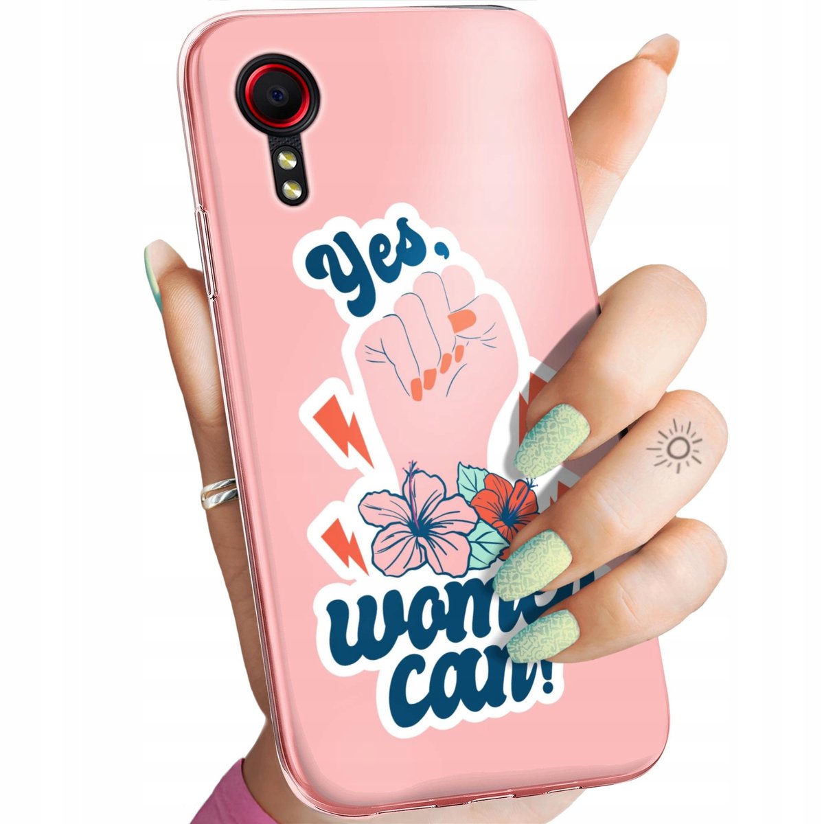 ETUI DO SAMSUNG GALAXY XCOVER 5 WZORY SIŁA KOBIET GIRL POWER FEMINIZM