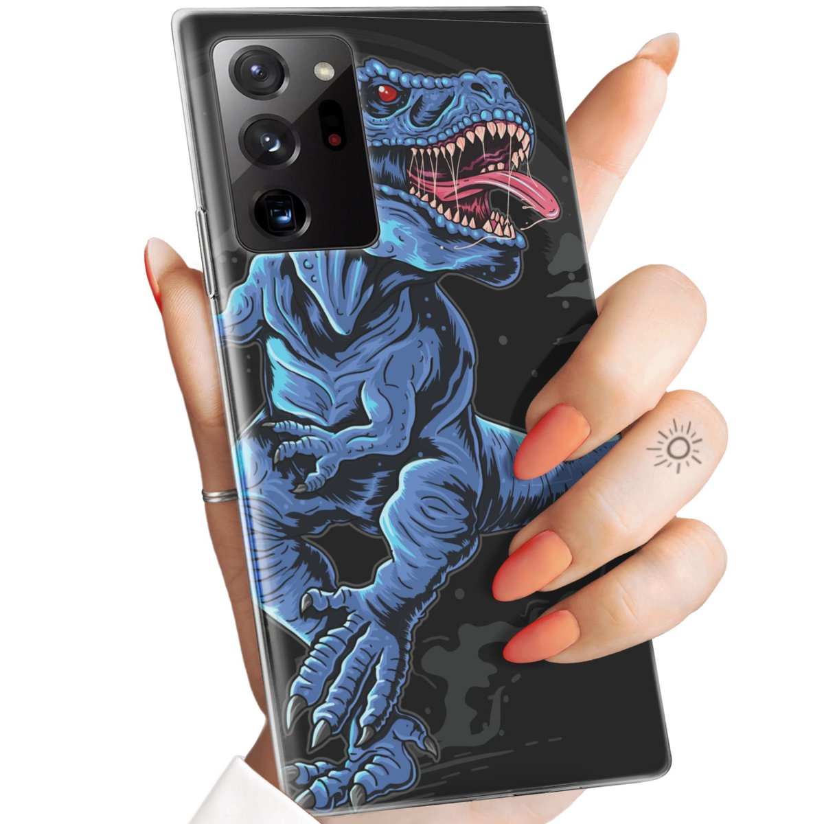 Etui Do Samsung Note Ultra Ultra G Wzory Dinozaury Reptilia