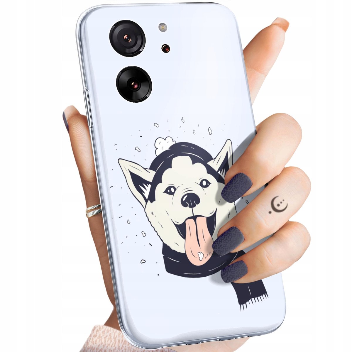 ETUI DO XIAOMI 13T WZORY HUSKY PSY PIESKI OBUDOWA POKROWIEC CASE