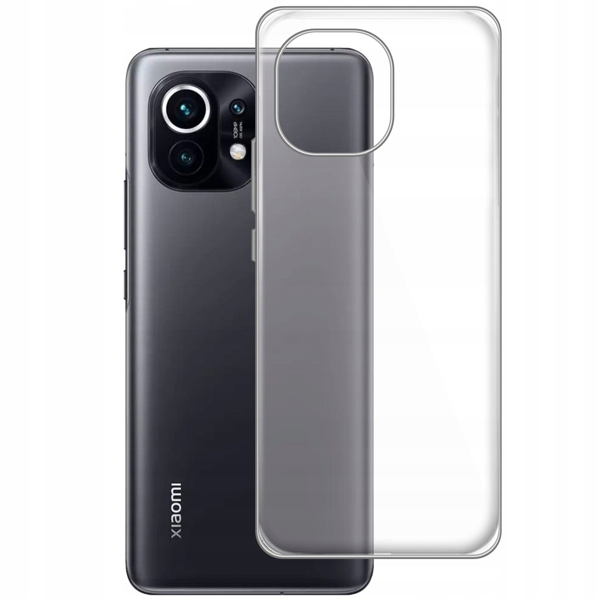 Etui Do Xiaomi Mi Gumowe Obudowa Case Silikon Slim Pokrowiec Clear