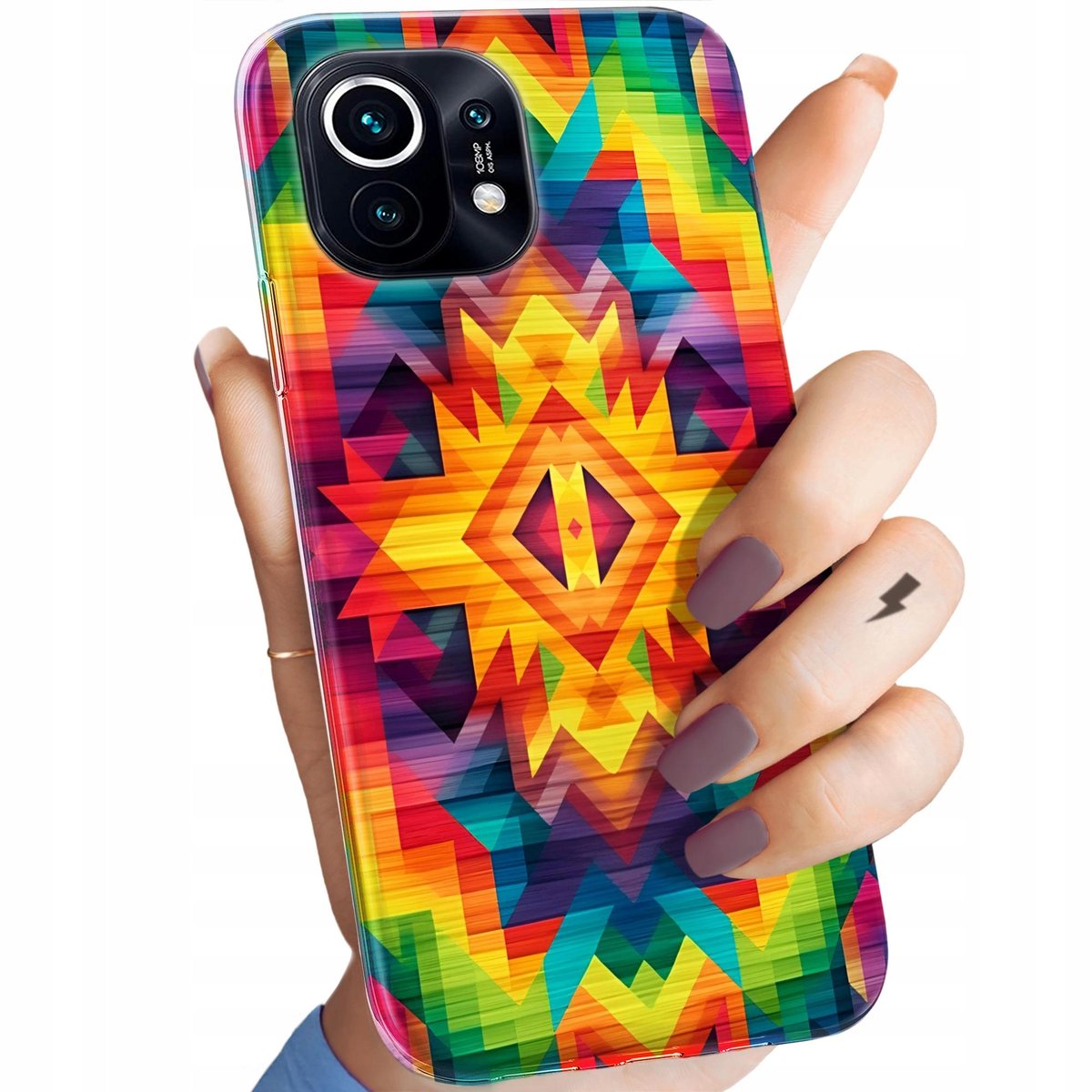 ETUI DO XIAOMI MI 11I WZORY AZTECKIE AZTEC AZTECY OBUDOWA POKROWIEC