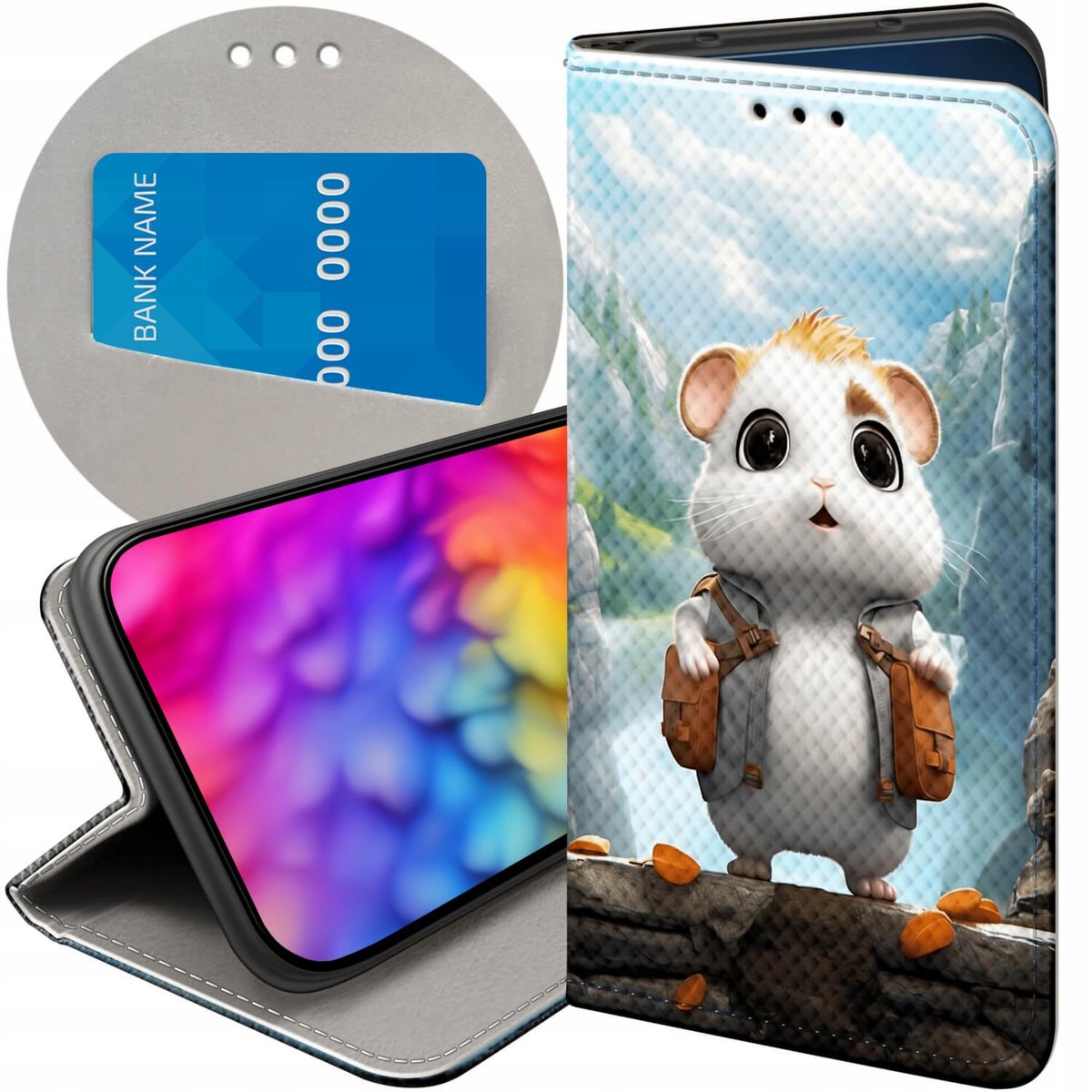 ETUI DO XIAOMI POCO M3 PRO M3 PRO 5G WZORY CHOMIKI SZYNSZYLE