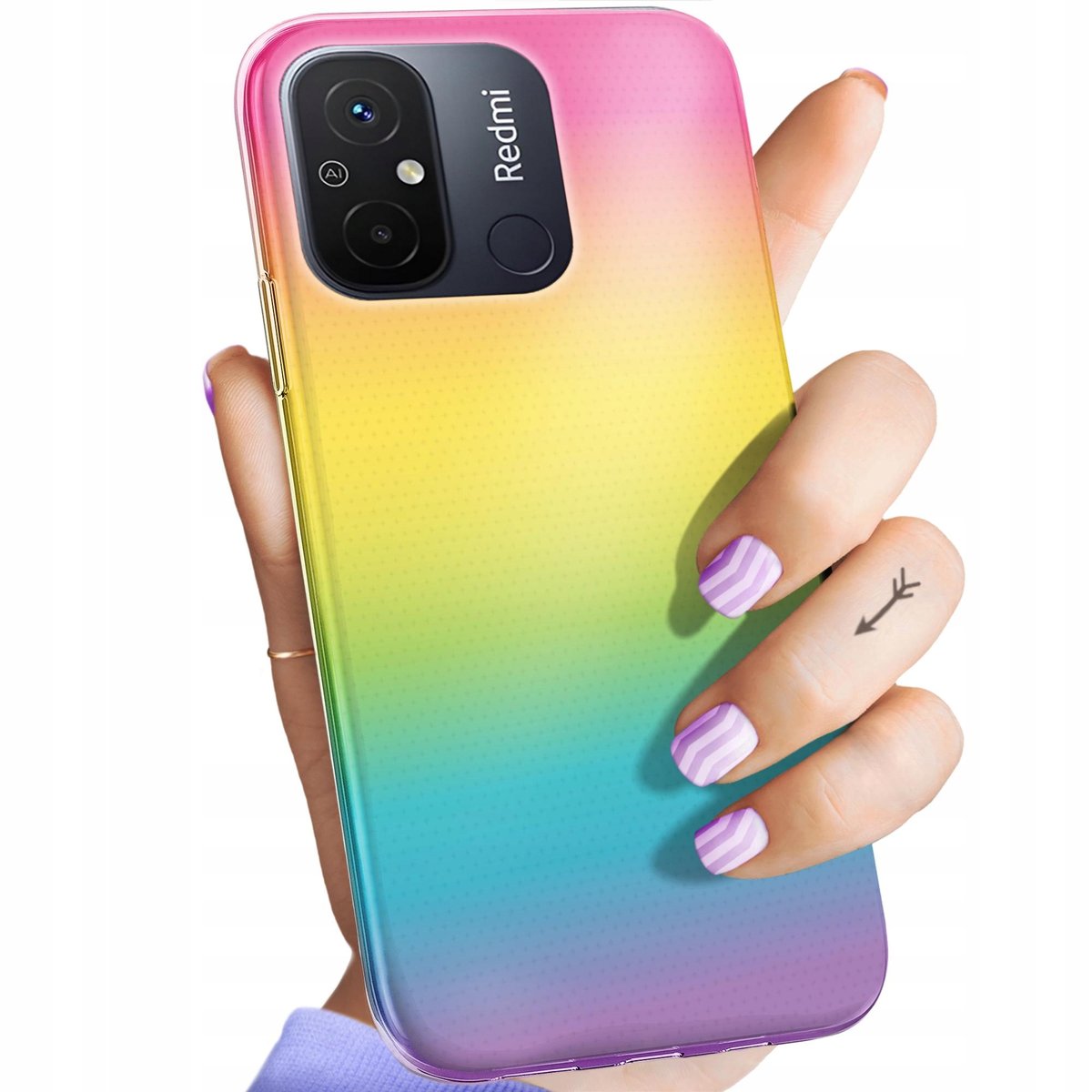 ETUI DO XIAOMI REDMI 12C WZORY LGBT RÓWNOŚĆ PRIDE OBUDOWA POKROWIEC