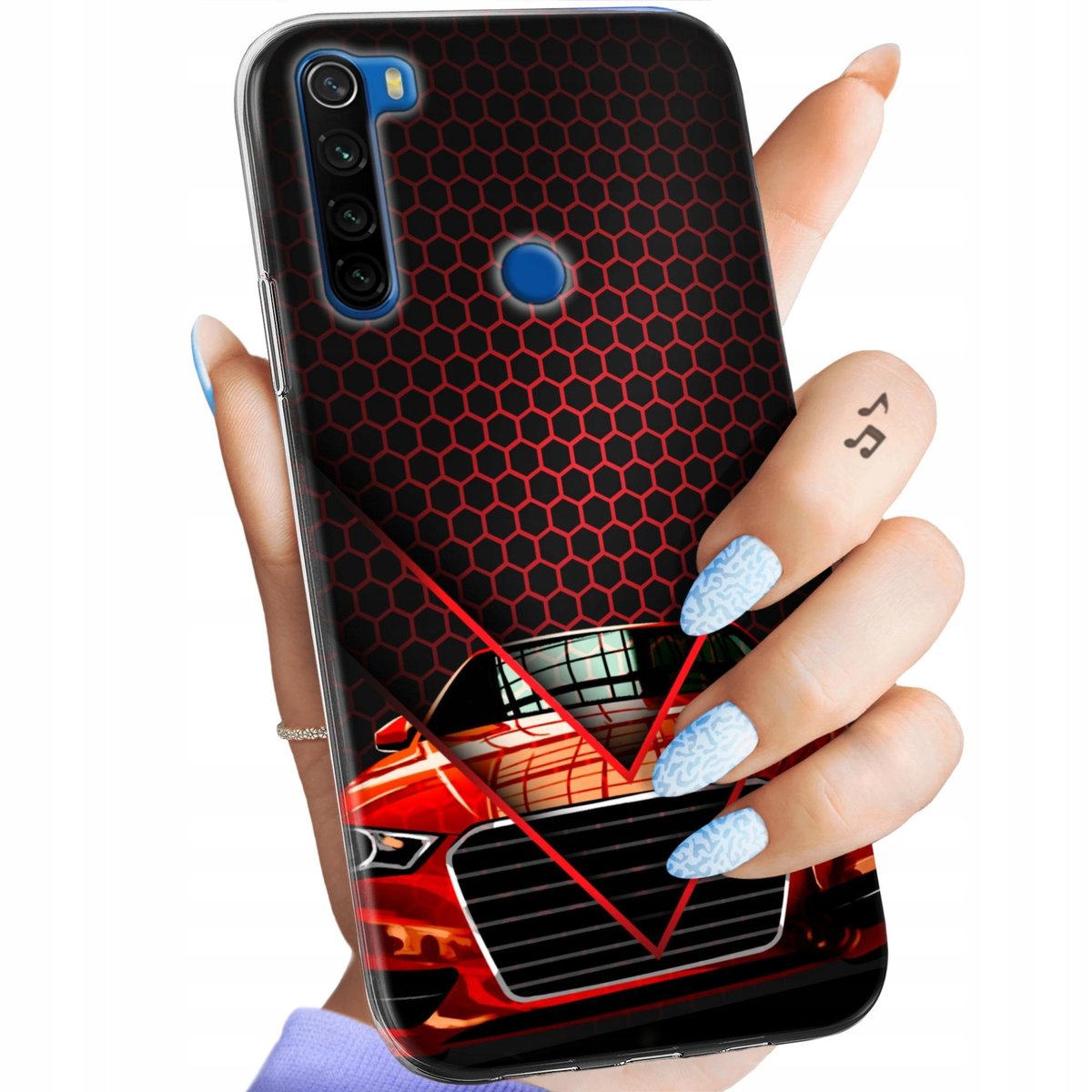 Etui Do Xiaomi Redmi Note 8T Wzory Auto Motor Pojazdy Samochody Obudowa