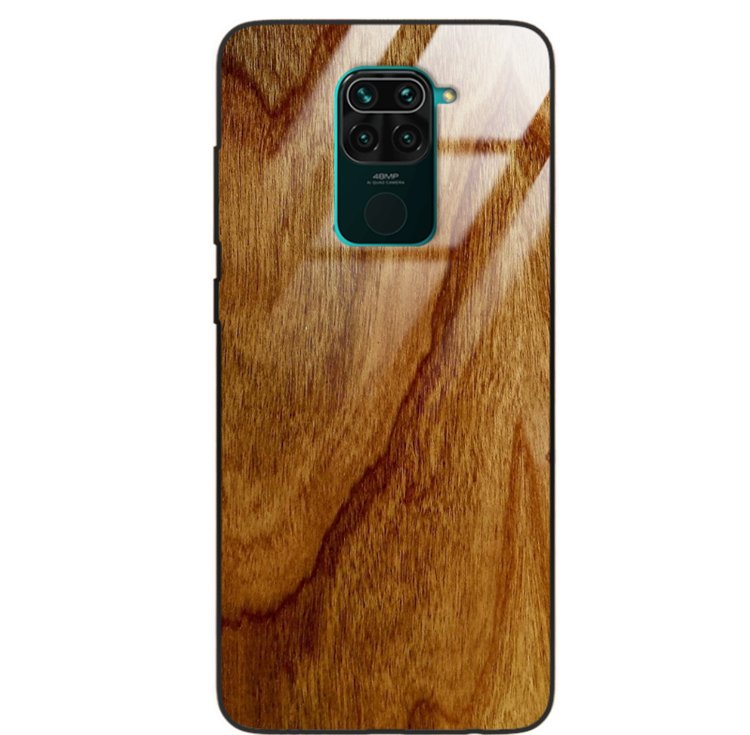 Etui Drewniane Xiaomi Redmi Note 9 Old Fashion Wood Amber Forestzone