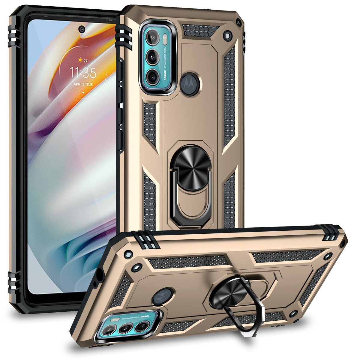 Etui Exoguard Armor Ring Motorola Moto G Pancerne Case Obudowa