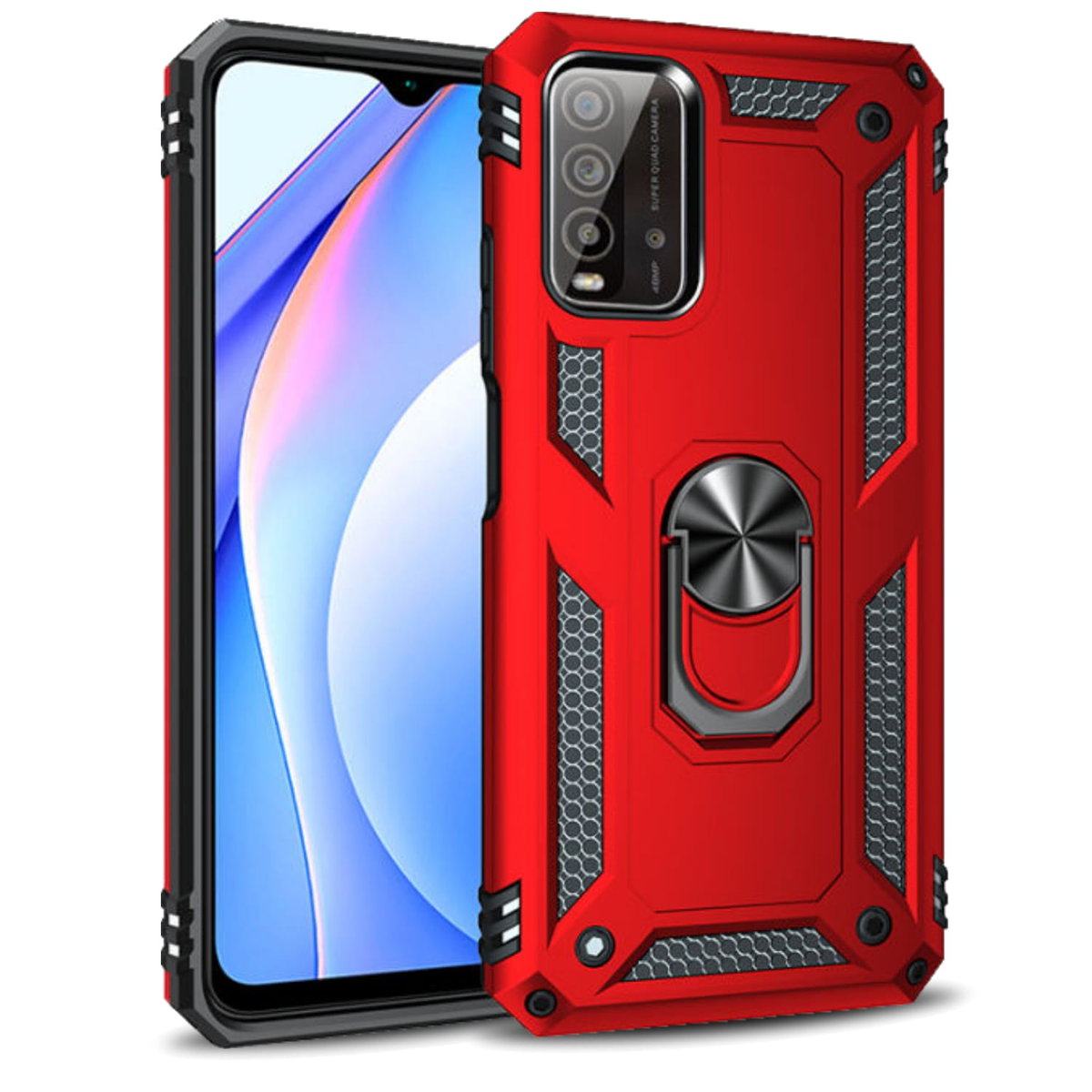 Etui Exoguard Armor Ring Xiaomi Poco M Redmi T Pancerne Case