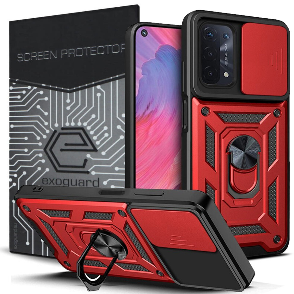 Etui Exoguard Camshield Szk O Oppo A G Pancerne Case Obudowa