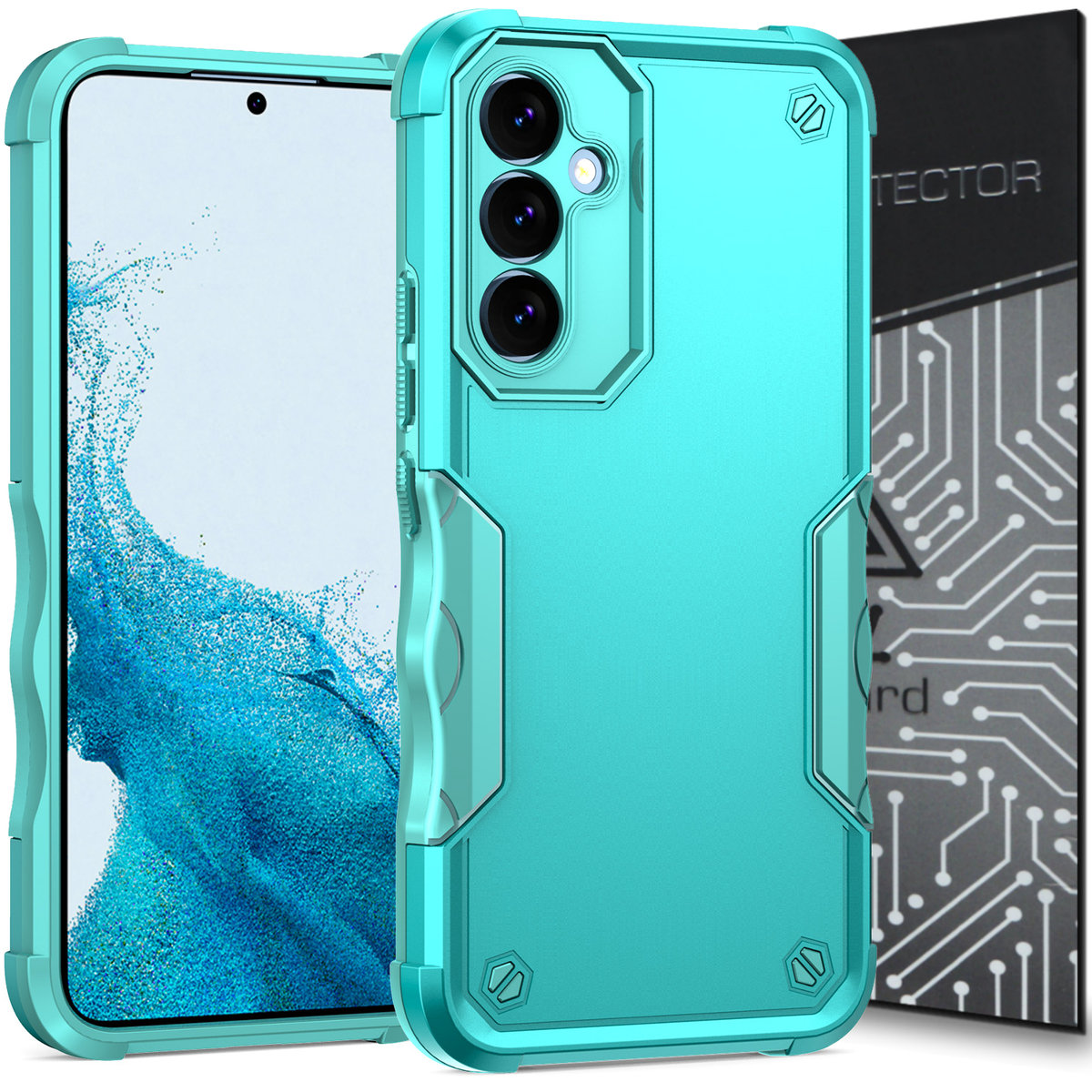 Etui Exoguard Dual Szkło Samsung Galaxy A54 5G Pancerne Case