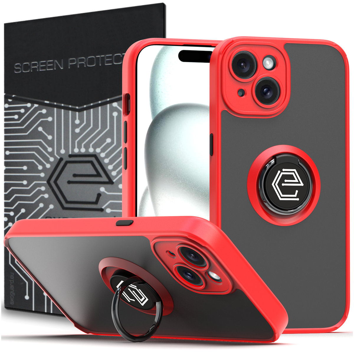 Etui Exoguard O Ring Szk O Apple Iphone Plus Pancerne Case