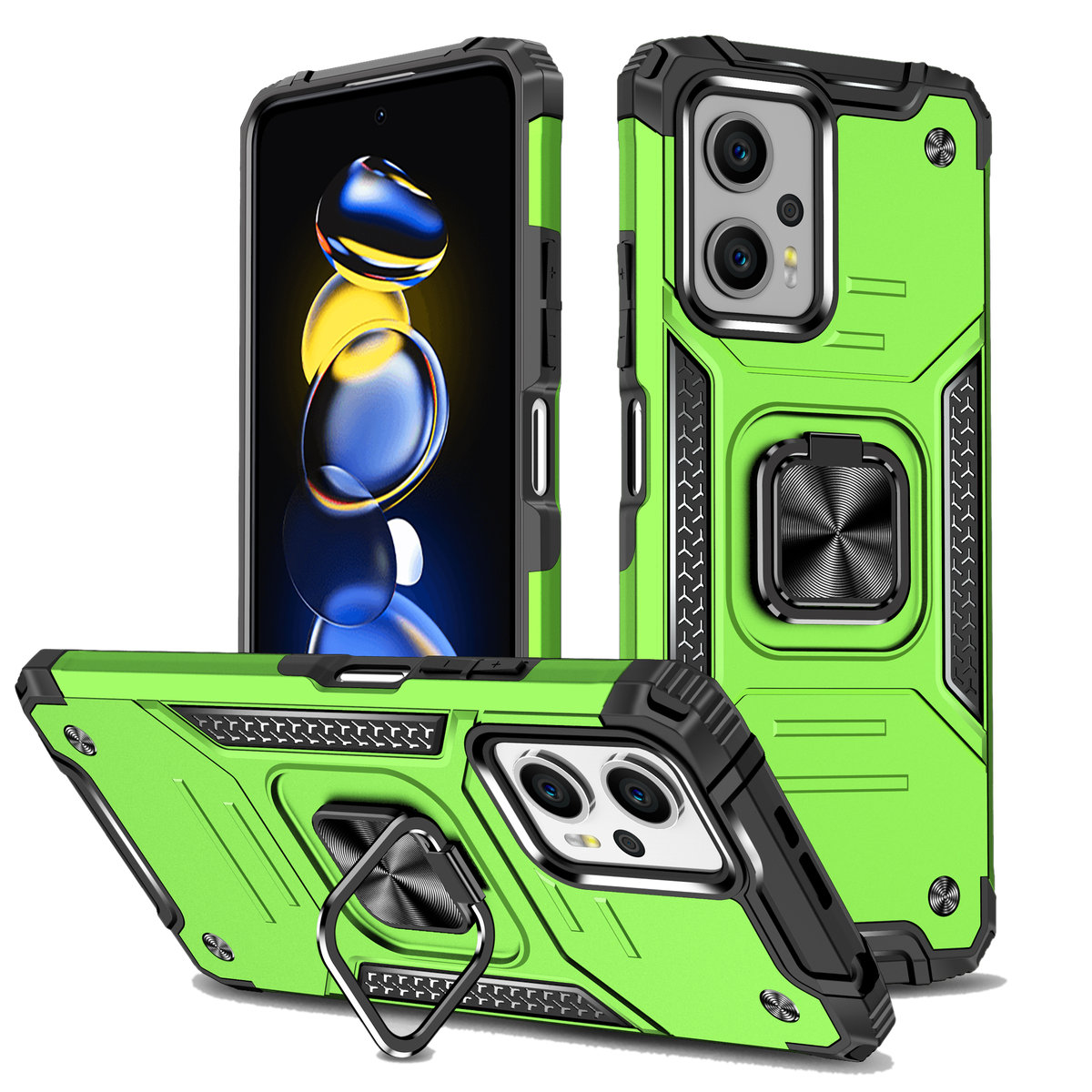 ETUI EXOGUARD QRING XIAOMI POCO X4 GT 5G PANCERNE CASE OBUDOWA