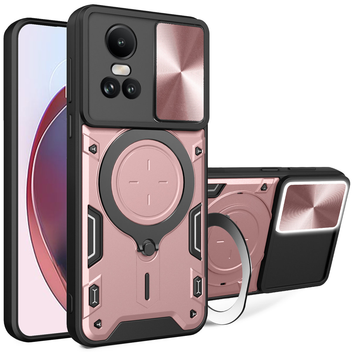 ETUI EXOGUARD RINGSHIELD OPPO RENO 10 5G 10 PRO 5G PANCERNE CASE