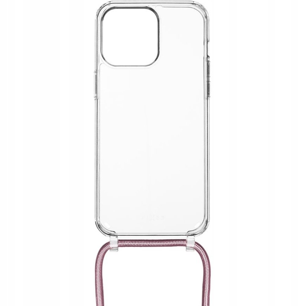 Etui FIXED Pure Neck do iPhone 15 Pro różowe FIXED Sklep EMPIK