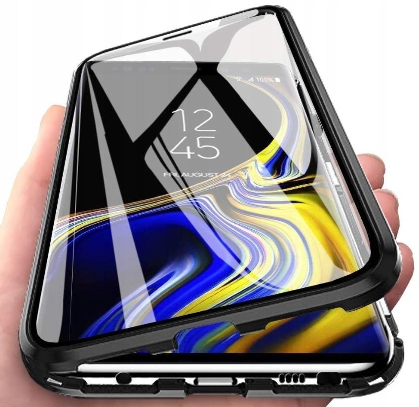 Etui Magnetic 3W1 Samsung Galaxy A50 A30S Aluminium I Szkło Double