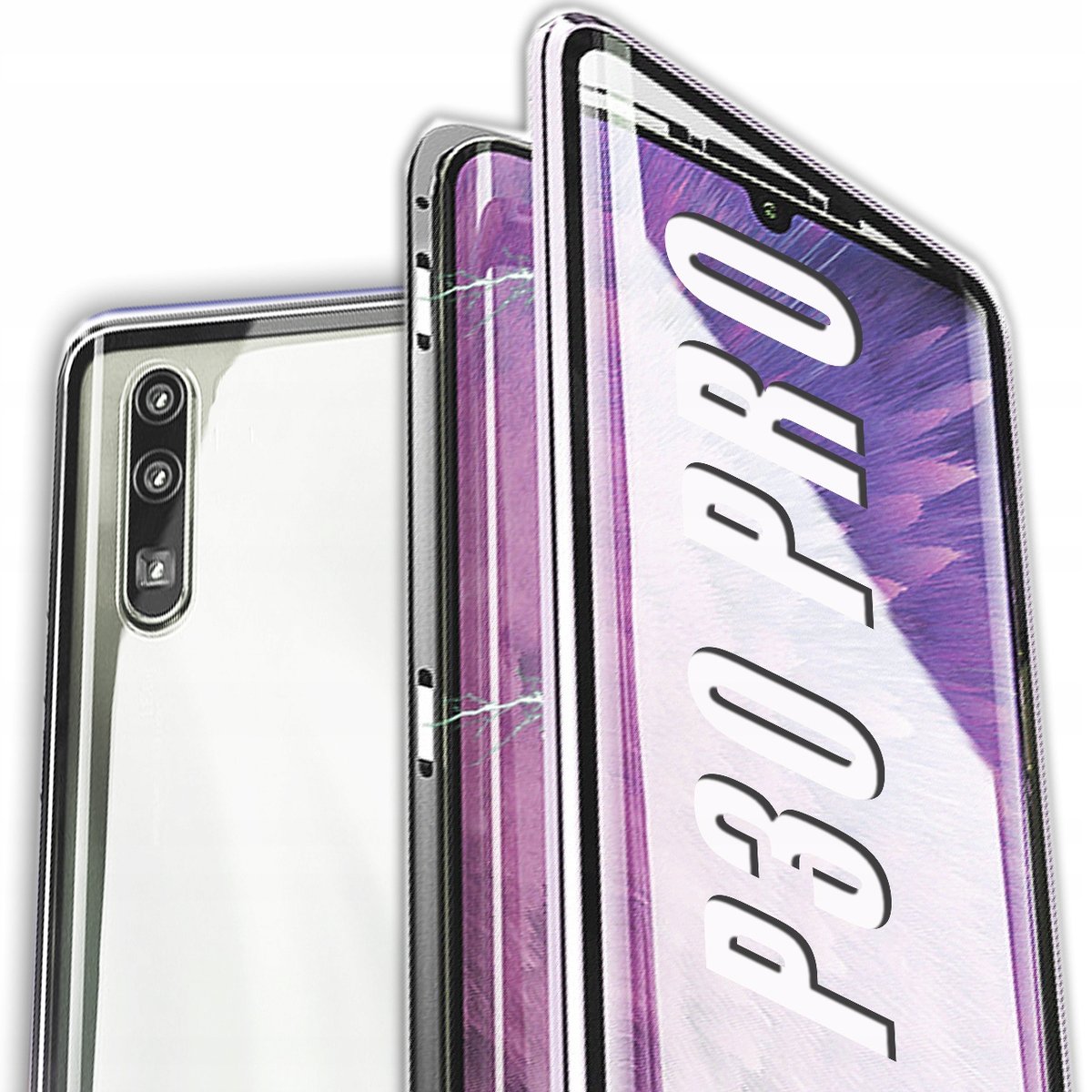 Etui Magnetyczne 2 Szkła Oxygen Do Huawei P30 Pro OXYGEN Sklep