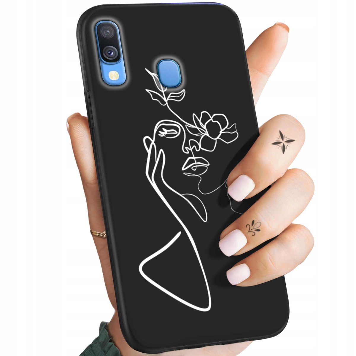 Etui Matowe Do Samsung Galaxy A Wzory Line Art Kreska Linia Obudowa