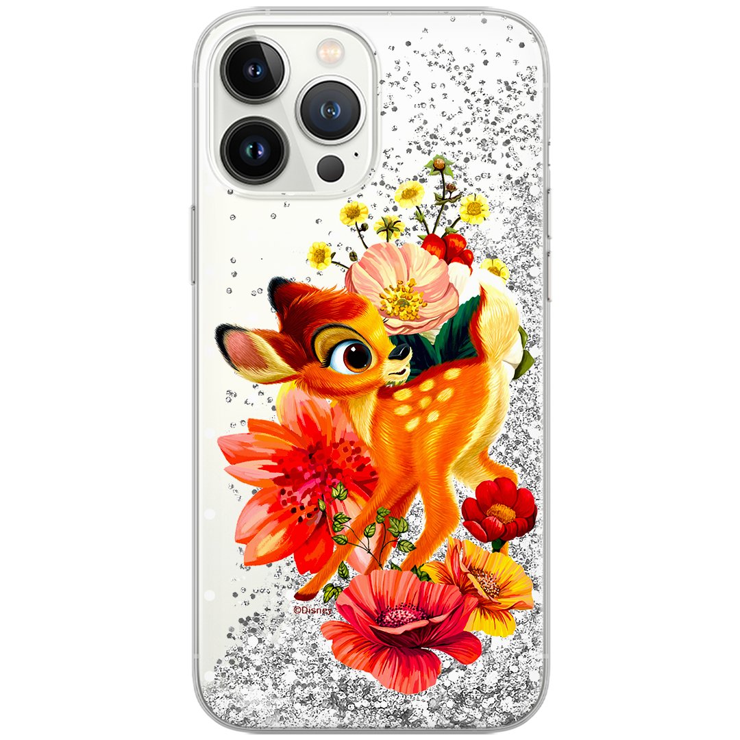 Etui płynny brokat do Apple IPHONE 15 PRO MAX Disney Bambi 014