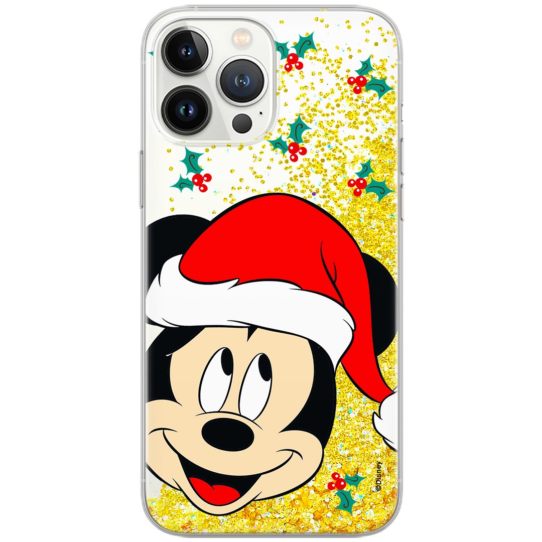 Etui płynny brokat do Apple IPHONE XS MAX Disney Mickey 041 oryginalne