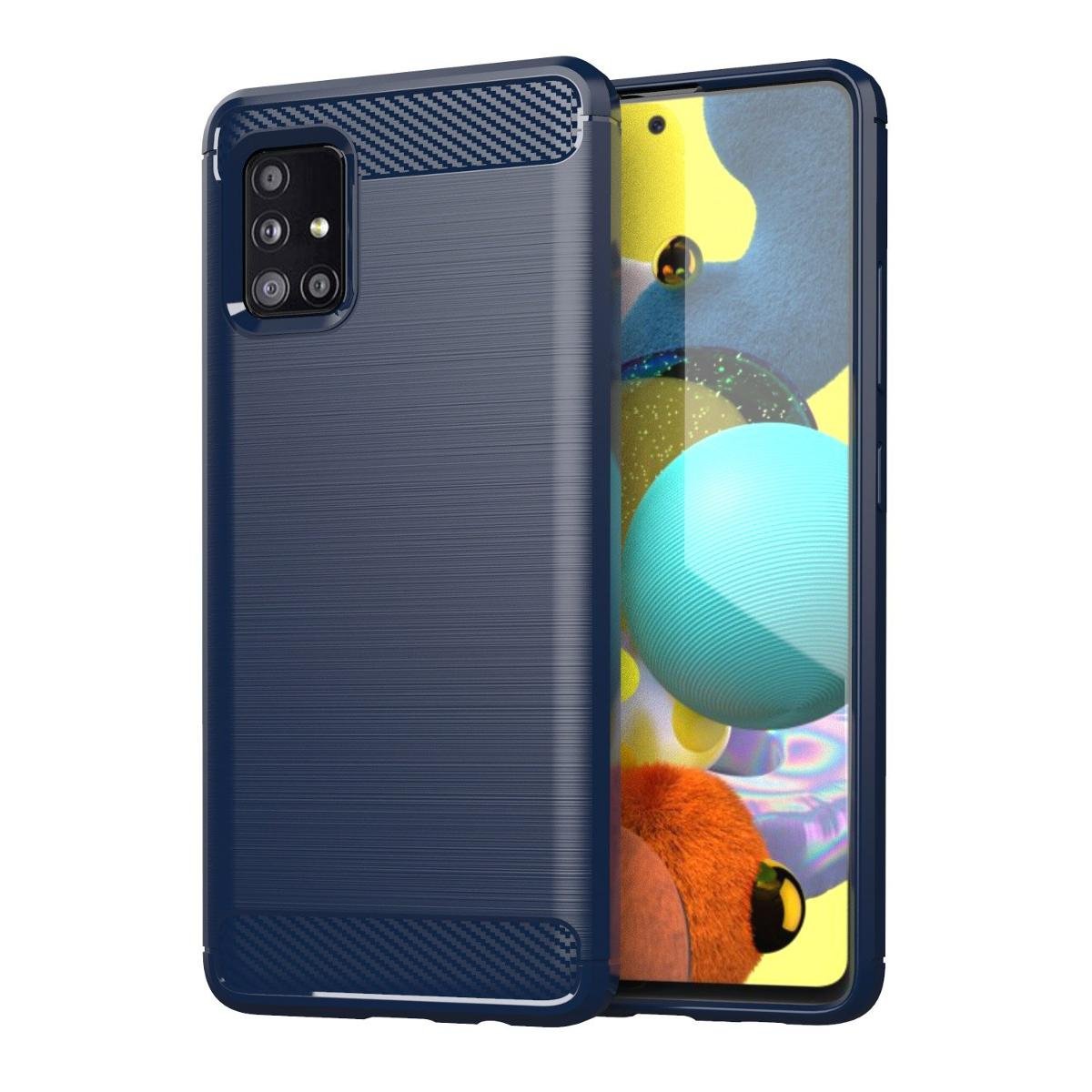 Etui Pokrowiec Samsung Galaxy A51 5G Niebieski Hurtel Sklep EMPIK